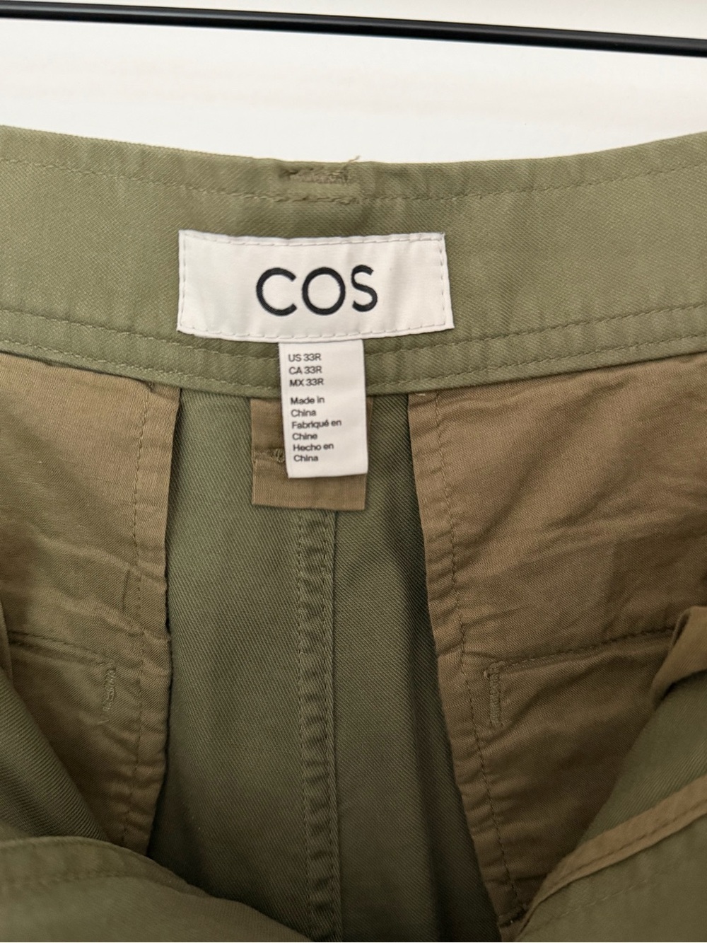 COS Men’s Barrel Chinos 33R - Picture 4 of 9